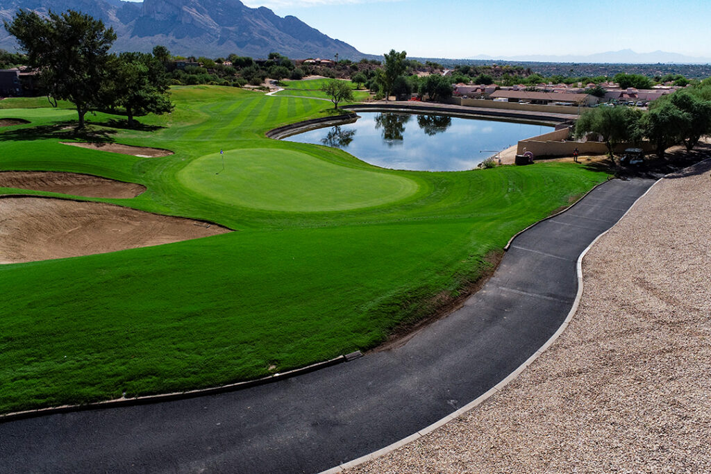 Golf Course Cart Path Development