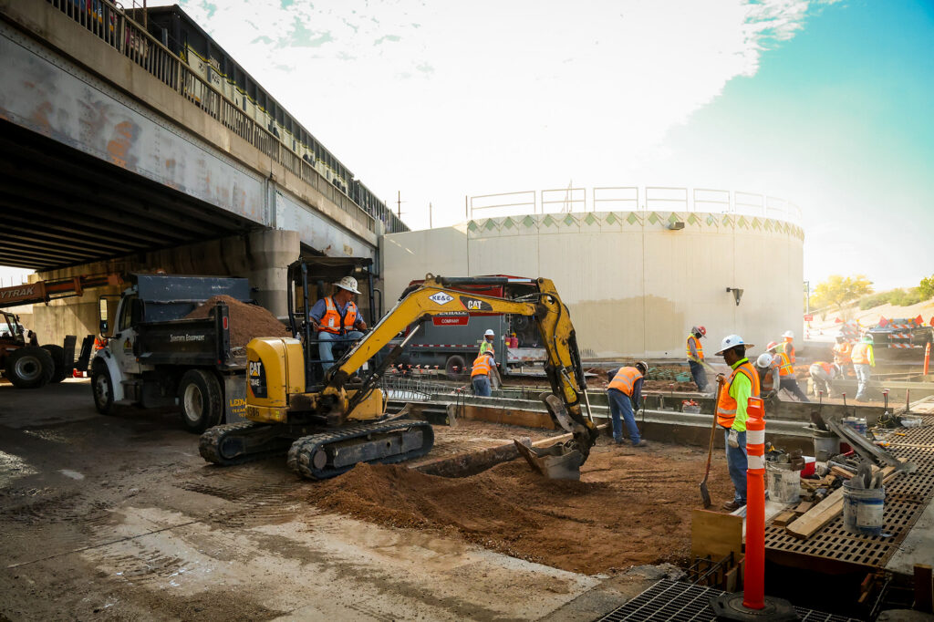 replacing road pieces for a municipality in Tucson AZ