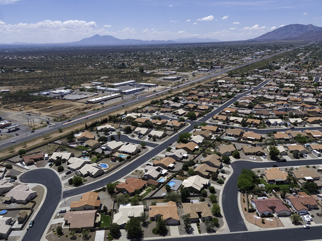 Arial shot of an HOA that KE&G did work on