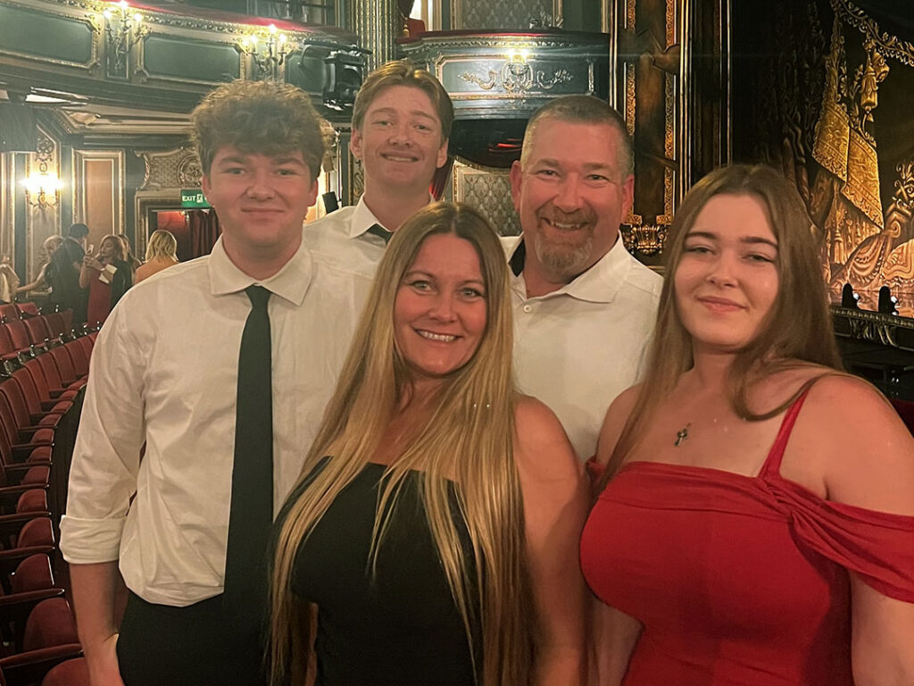 chris and family