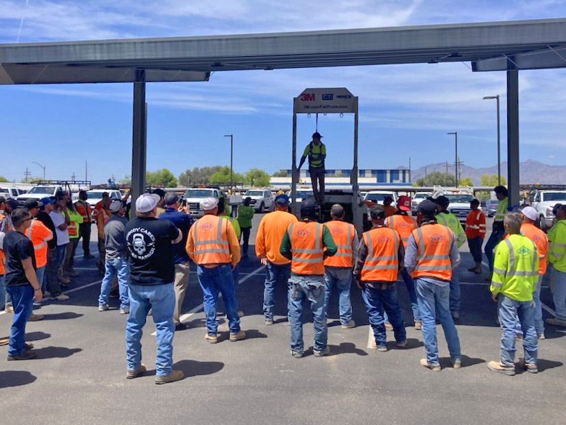 safety harness protection training