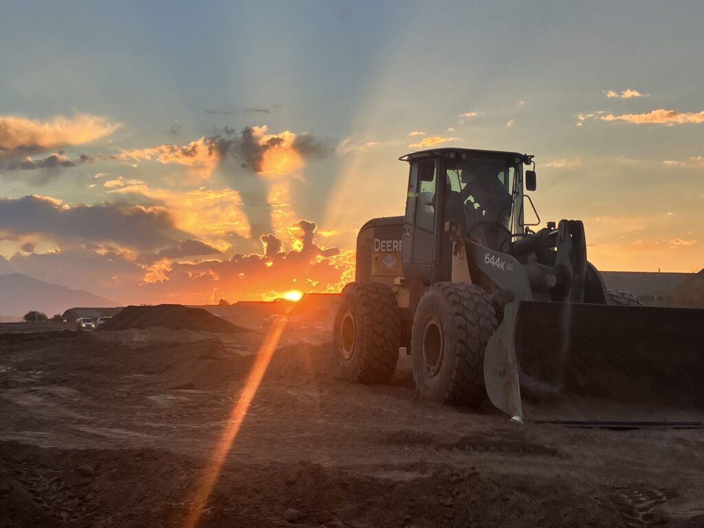KE&G crew working on an infrastructure project in the Southwest